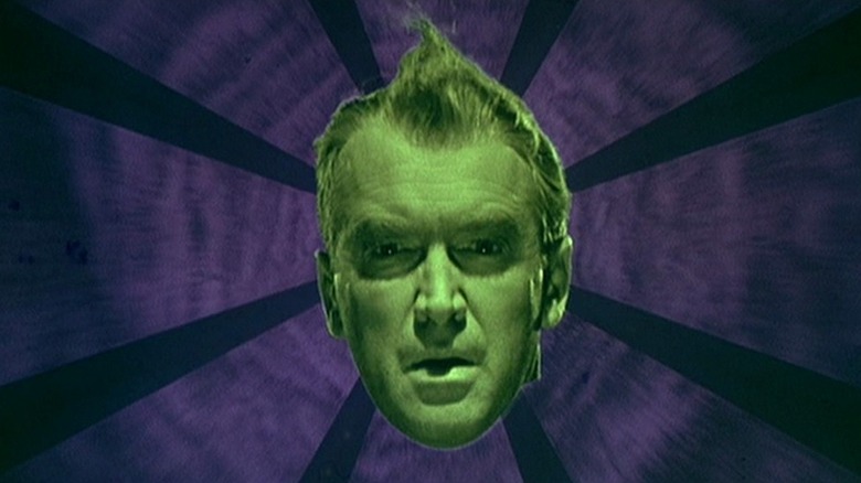 Scottie Ferguson (James Stewart) has a vision in Vertigo