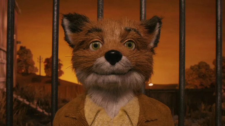Mr. Fox (George Clooney) considers a heist in Fantastic Mr. Fox