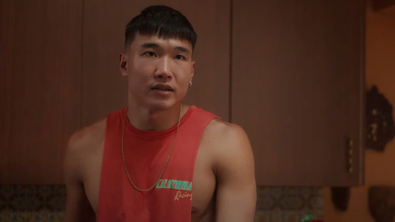 Noah (Joel Kim Booster) considers friends and loves in Fire Island