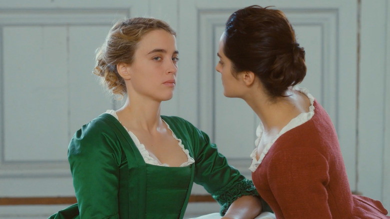 Adèle Haenel and Noémie Merlant in "Portrait of a Lady on Fire"