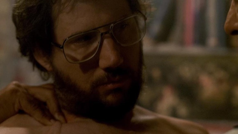 Jamie Kennedy as Lucky, being held by law enforcement on Criminal Minds