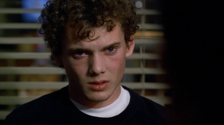 Anton Yelchin as Nathan Harris in an interrogation on Criminal Minds