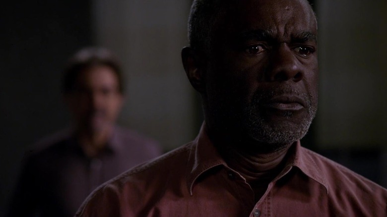 Glynn Turman as Charles Johnson looking concerned on Criminal Minds