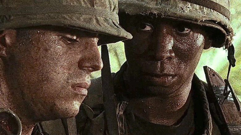 Joseph H. Johnson, Jr. and Robert Dunne as Young Harrison Scott and David Rossi in the vietnam war on Criminal Minds