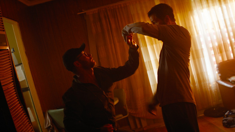 Logan Marshall-Green fighting