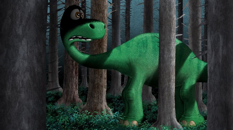 The Good Dinosaur Arlo looking frightened