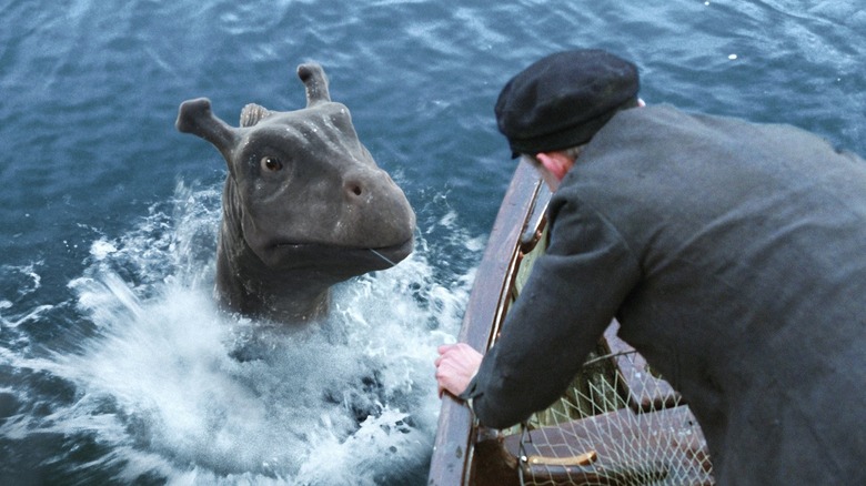 The Water Horse: Legend of the Deep Loch Ness monster comes out of water