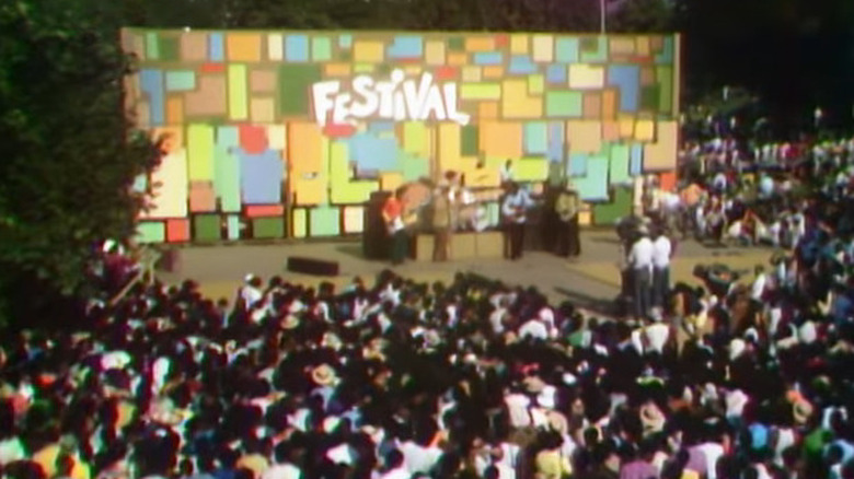 Archival footage of the Harlem Cultural Festival in 1969 in Summer of Soul