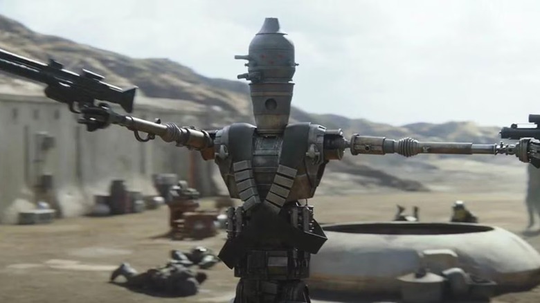 IG-11 spins to win death on The Mandalorian