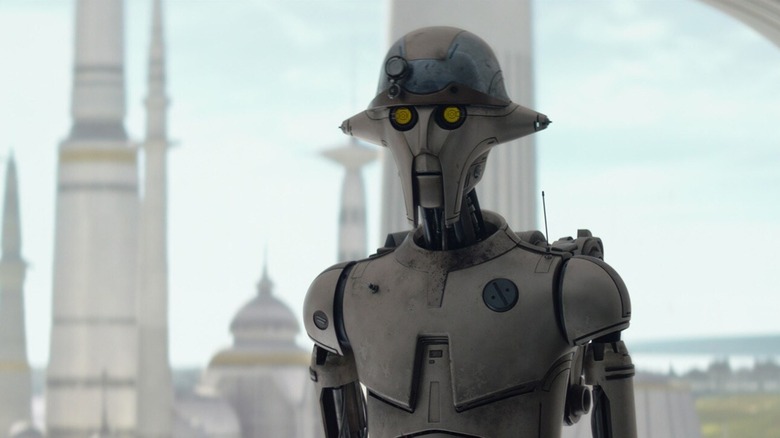 The ancient droid Huyang awaits what's next on Ahsoka
