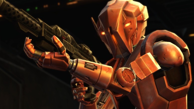 HK-47 prepares for anti-meatbag actions