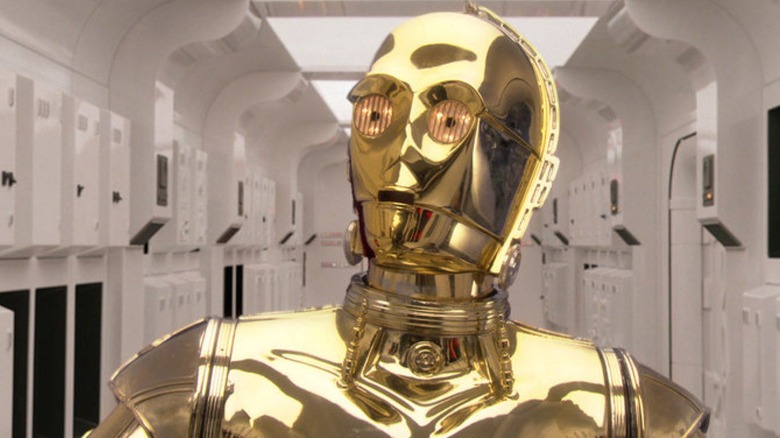 Threepio fears doom aboard a Star Destroyer