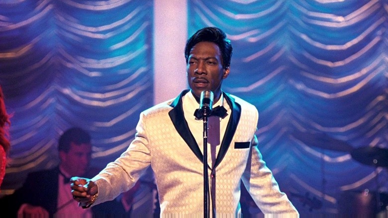 Eddie Murphy as James, singing onstage in Dreamgirls