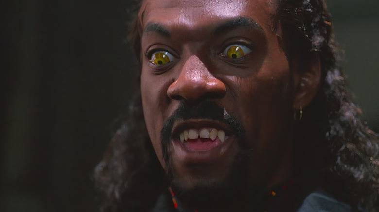 Eddie Murphy as Maximillian, preparing to eat in Vampire in Brooklyn