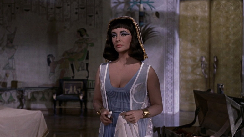 Cleopatra in her palace
