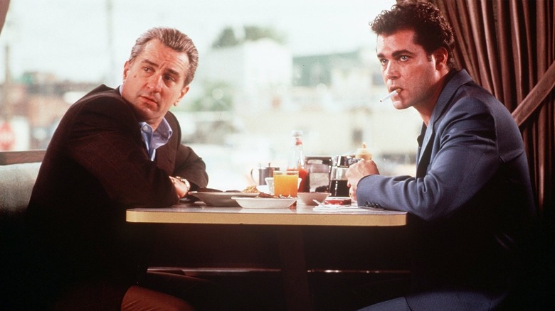 Robert De Niro and Ray Liotta in Goodfellas
