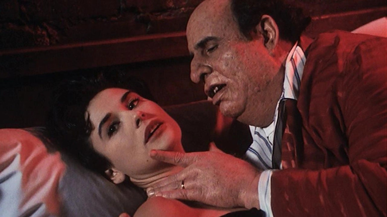 Charlie caresses Cathy in Tales from the Crypt