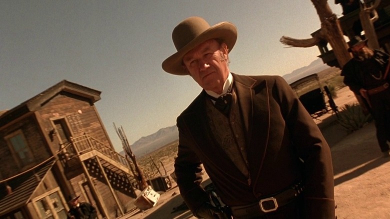 Gene Hackman in cowboy hot