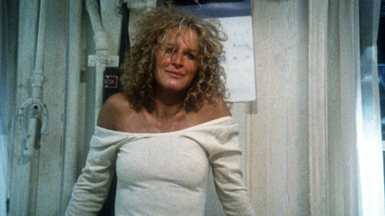 Glenn Close as Alex in "Fatal Attraction" 