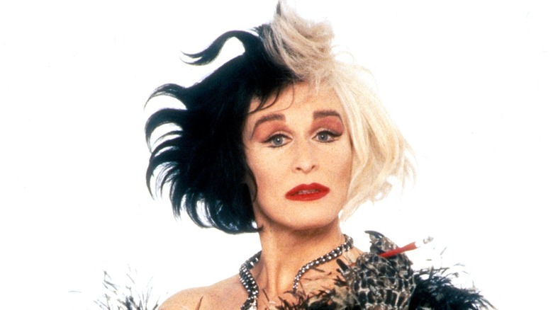 Glenn Close as Cruella de Vil in "101 Dalmations"
