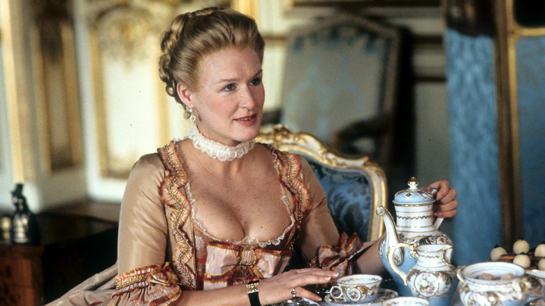 Glenn Close as the Marquise de Merteuil in "Dangerous Liaisons"