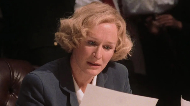 Glenn Close as Vice President Kathryn Bennett in "Air Force One" 