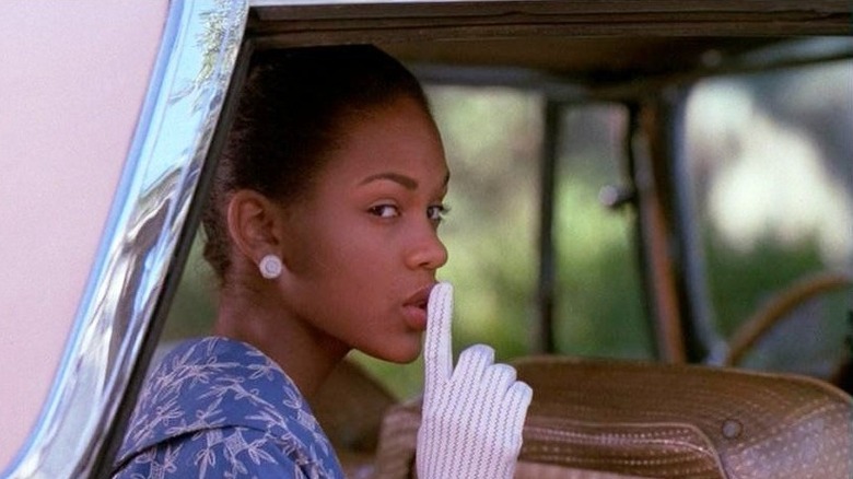 Meagan Good as Cisely, telling her sister to keep quiet in Eve's Bayou