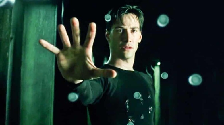 Neo stopping bullets