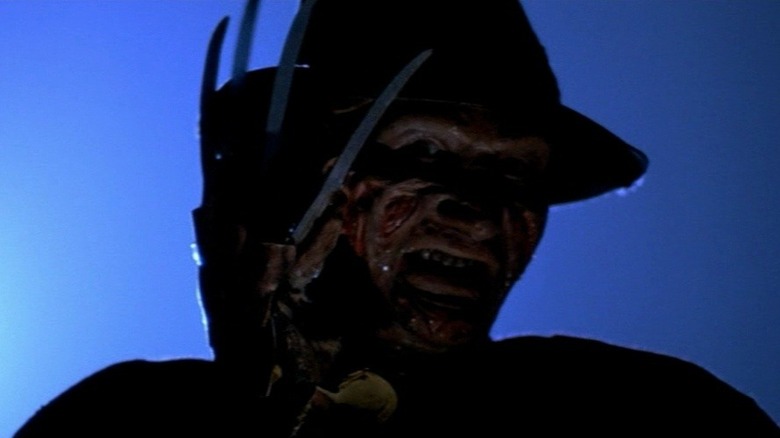 Freddy Krueger shows gloves