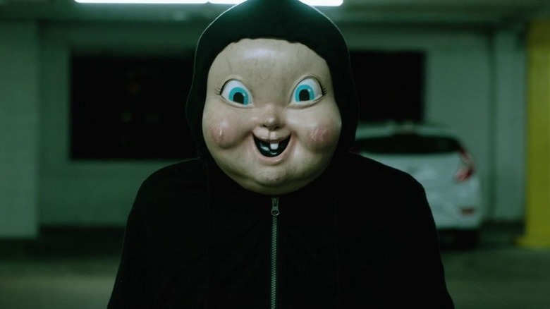 Killer wearing a baby mask in Happy Death Day