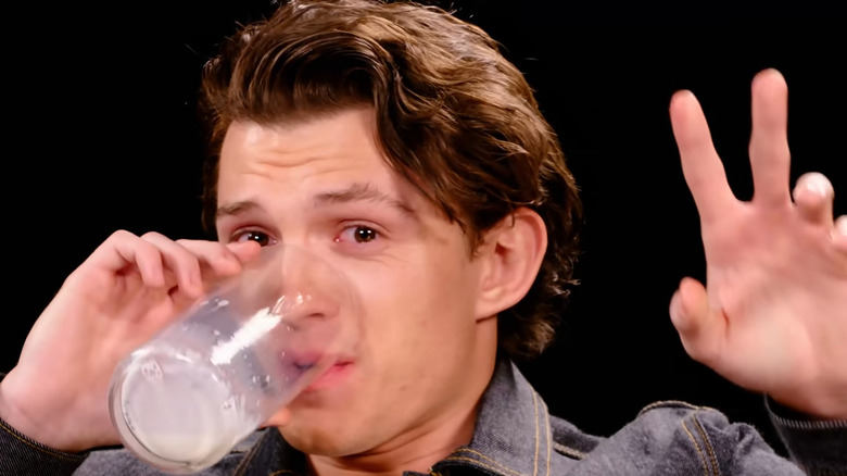 Tom Holland on Hot Ones