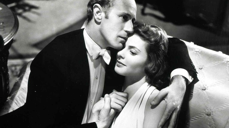 Leslie Howard and Ingrid Bergman