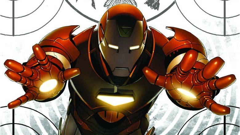 Iron Man flying