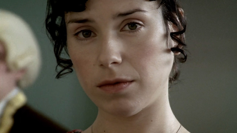 Anne Elliott (Sally Hawkins) staring sadly in Persuasion