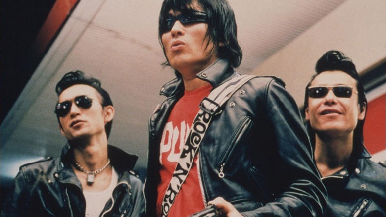motorcycle guitar wolf in Wild Zero