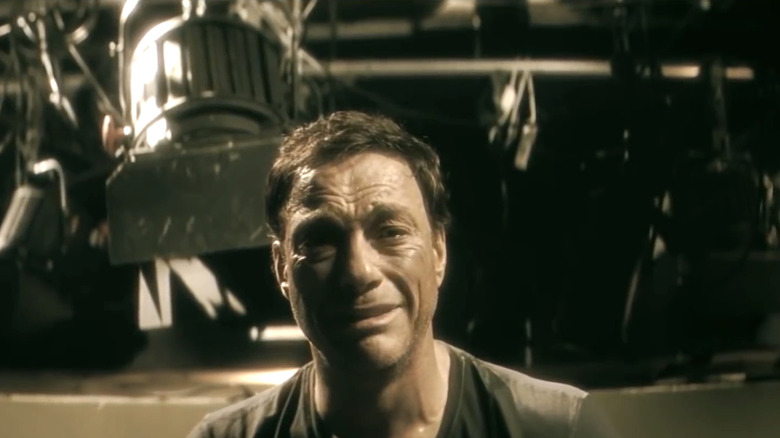 Jean-Claude Van Damme as himself crying in JCVD