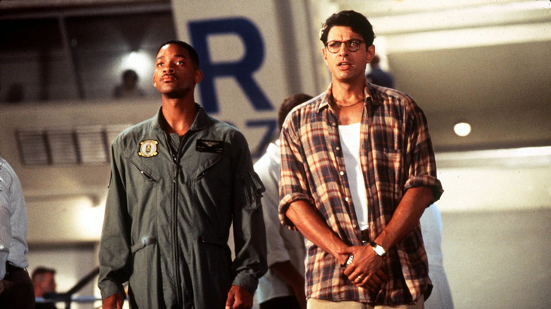 independence day will smith jeff goldblum perpare for mission
