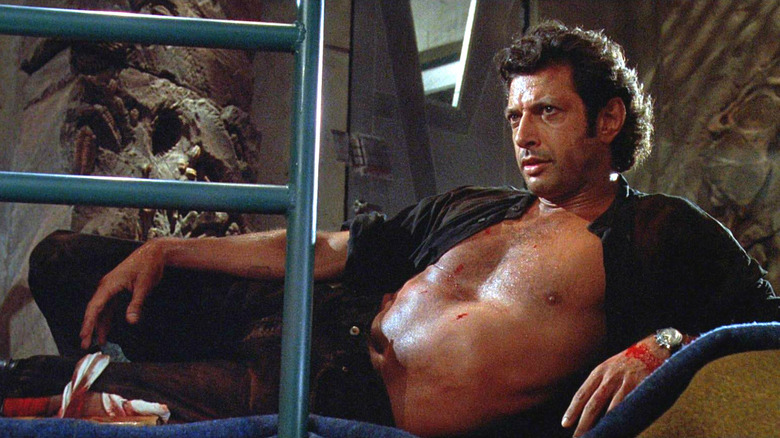 jeff goldblum shirtless Jurassic Park