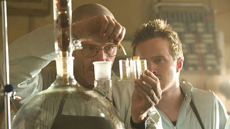 Walter White and Jesse Pinkman in Breaking Bad