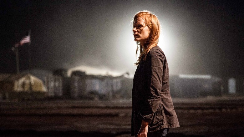 chastain standing alone intense