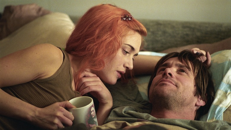 Kate Winslet and Jim Carrey.