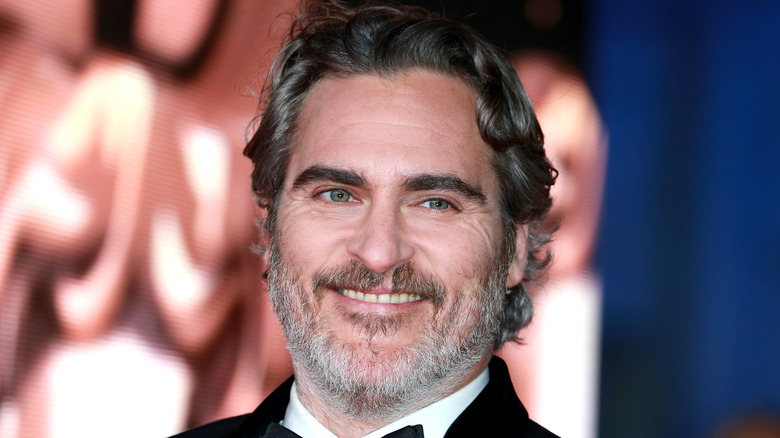 Joaquin Phoenix smiling