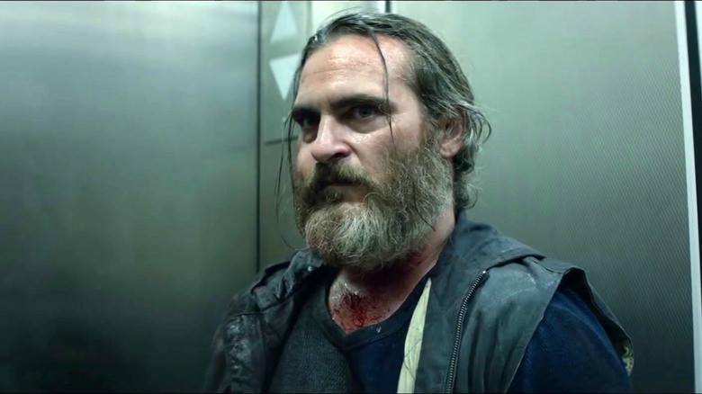 Joaquin Phoenix with beard