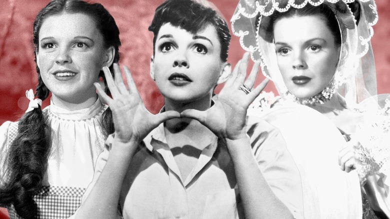 Judy Garland posing