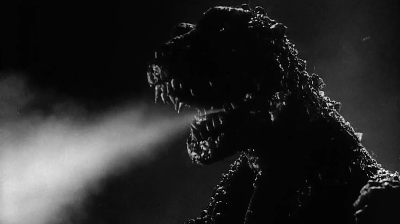 The original Gojira, or Godzilla, unleashes atomic breath