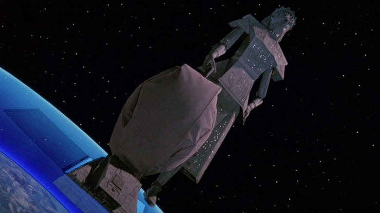 The Spaceball One transformed into Mega Maid in Spaceballs