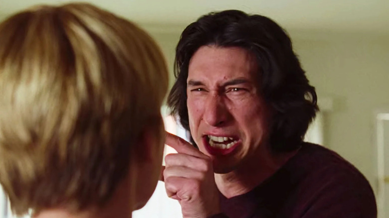 Adam Driver screaming