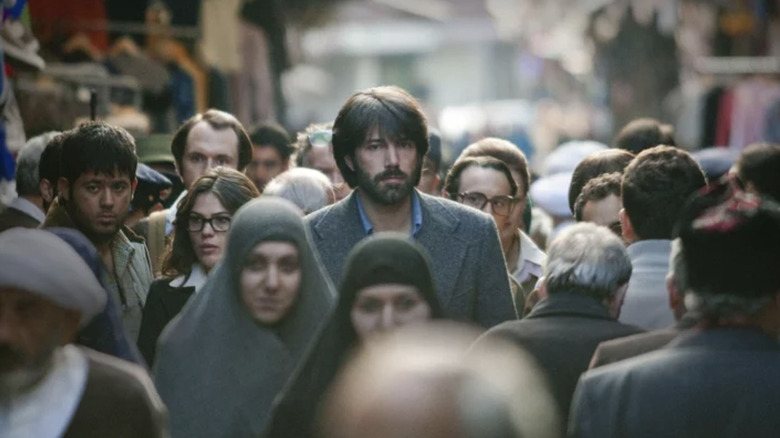 Tony Mendez (Ben Affleck) walks on an Iranian street in Argo