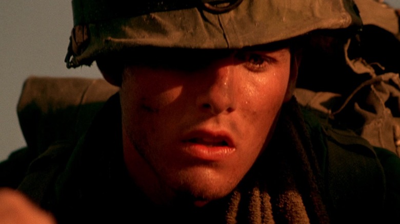 Ron Kovic (Tom Cruise) in Vietnam in Born on the Fourth of July
