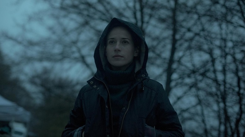 Marta Etura as Amaia, investigating a murder in The Invisible Guardian